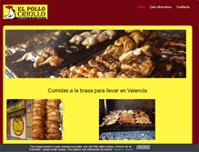 Tablet Screenshot of elpollocriollo.com